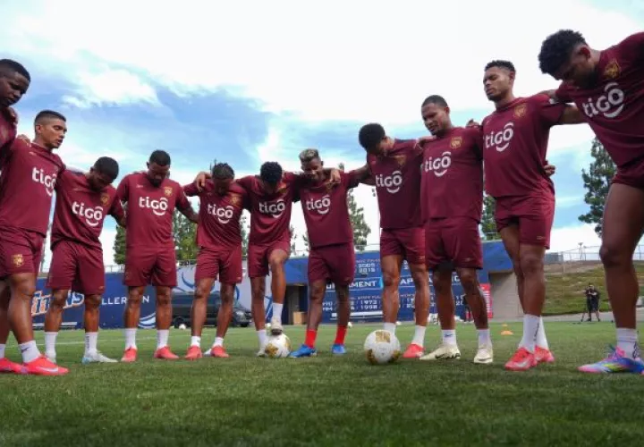 Jugadores del equipo panameño. Foto: FPF