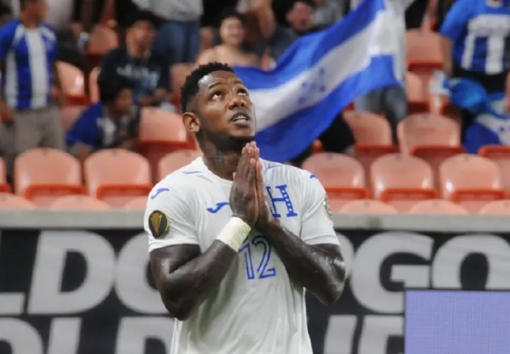 Romell Quito, delantero de Honduras. Foto: Twitter