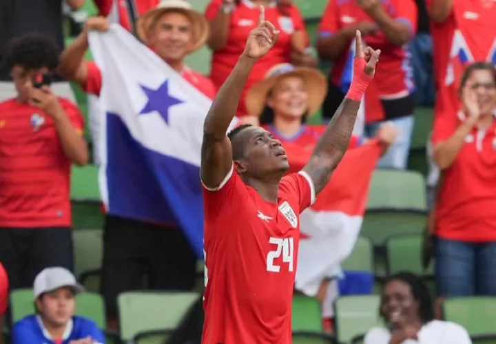 Tomás Rodríguez, delantero de Panamá.Foto:FPF