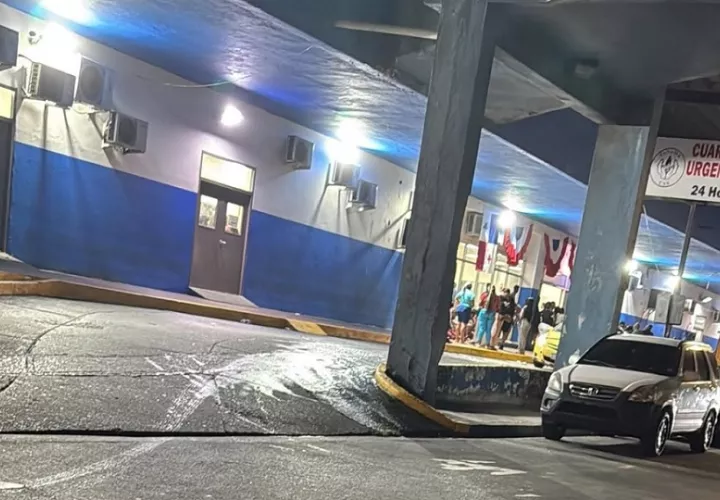 Llegaron a urgencias. Foto:  Diómedes Sánchez S.