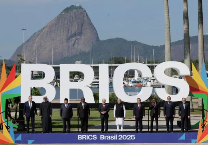 Apertura de la cumbre de los BRICS. Foto: EFE