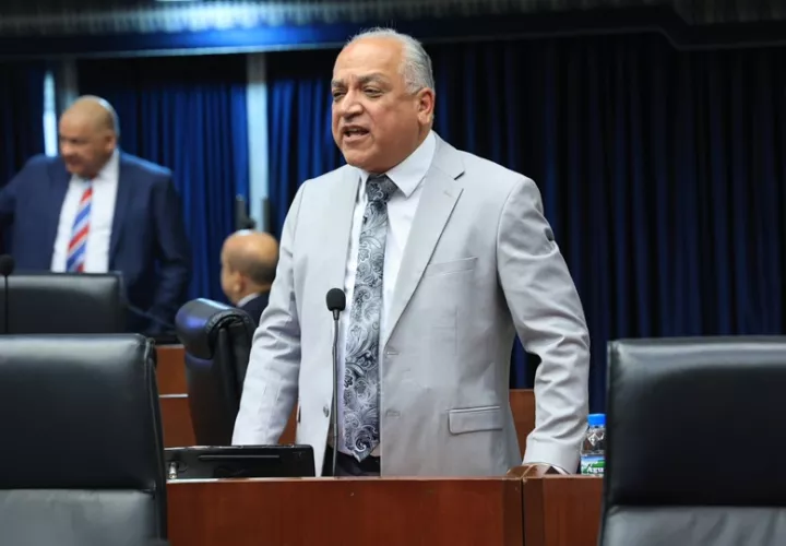 El diputado Camacho en el pleno de la Asamblea. Foto: Cortesía