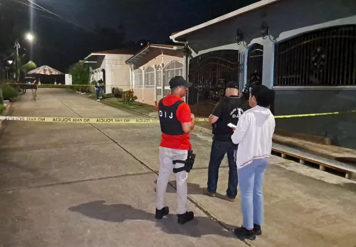 En la comunidad San Judas (Cativá), fue atacado con arma de fuego César Ariel Baker. Foto. Diómedes Sánchez