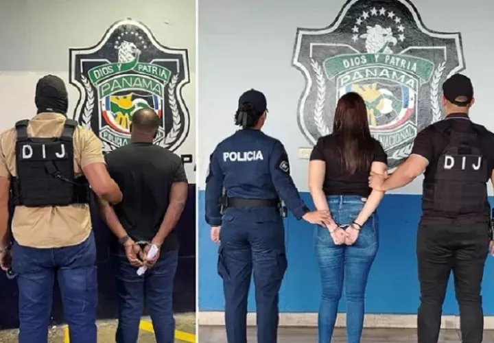 A los implicados se les vincula con delitos contra el patrimonio económico, en su modalidad de estafa. Foto. Cortesía . Policía Nacional