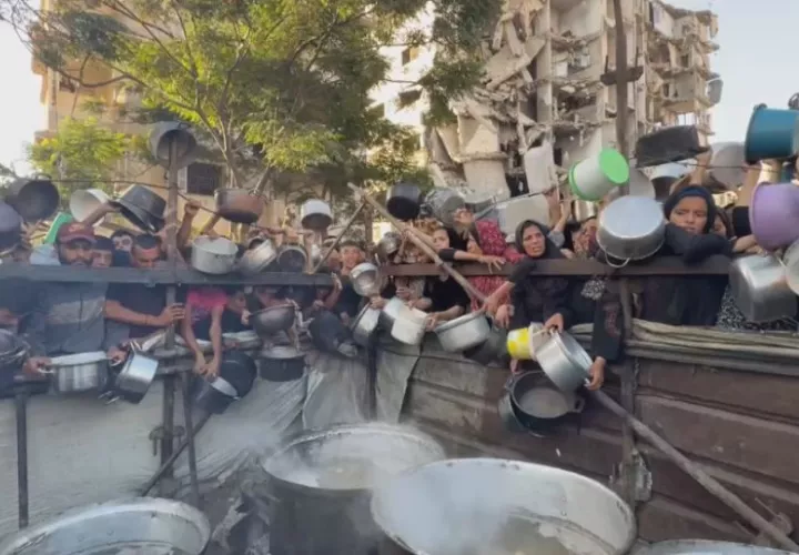 Solo queda abierto un comedor en Gaza.