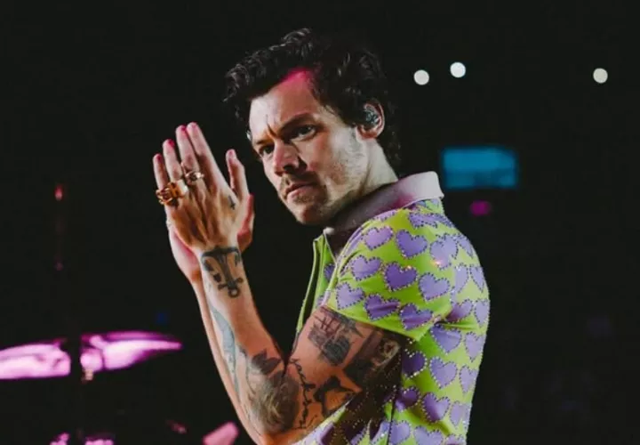 Harry Styles durante su 'tour' en Los Ángeles en 2022. Foto: Instagram / @harrystyles