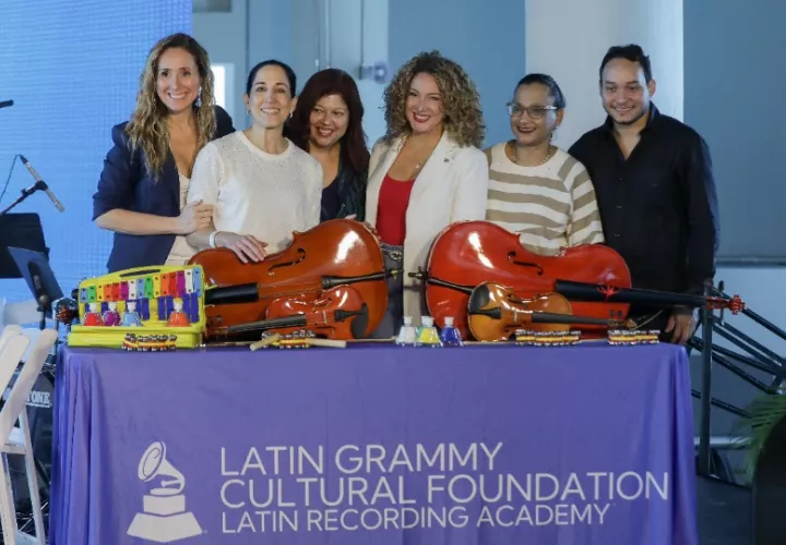 La donación la hizo la Fundación Cultural Latin Grammy y la Fundación Puertas Abiertas. Foto: Cortesía