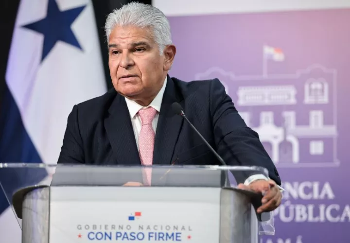 José Raúl Mulino, presidente de la República. Foto: Cortesía