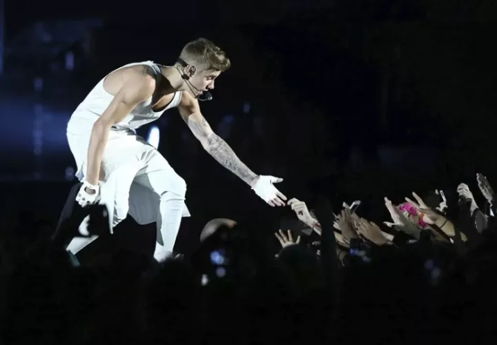 El cantante canadiense Justin Bieber. Foto: EFE / Damian Shaw