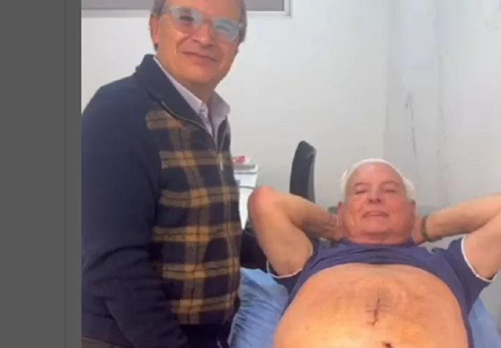 Ricardo Martinelli en consulta médica en Colombia. Foto: Cortesía
