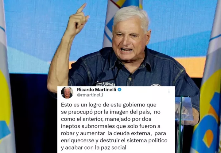 El expresidente Martinelli destacó el logro del gobierno actual. Foto: Grupo Epasa