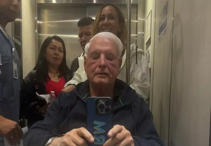 Martinelli a su salida del hospital. Foto: Instagram