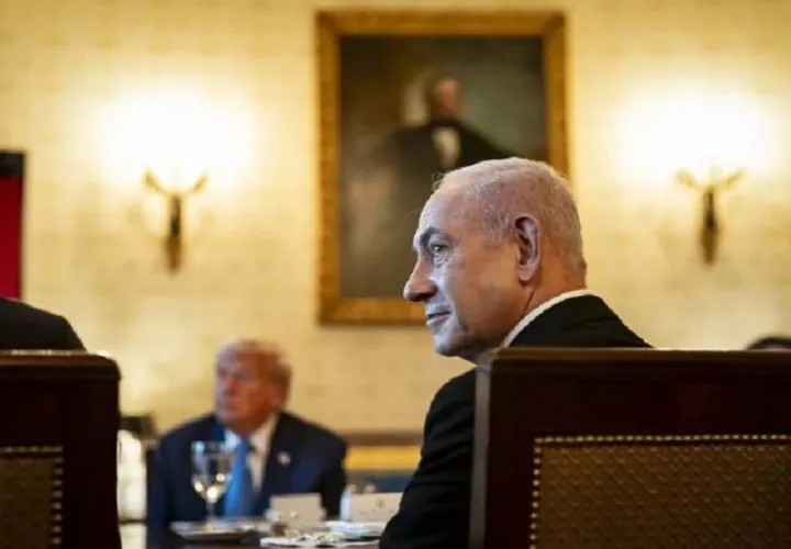 El primer ministro de Israel, Benjamín Netanyahu, y el presidente de EE.UU., Donald Trump. Foto: EFE