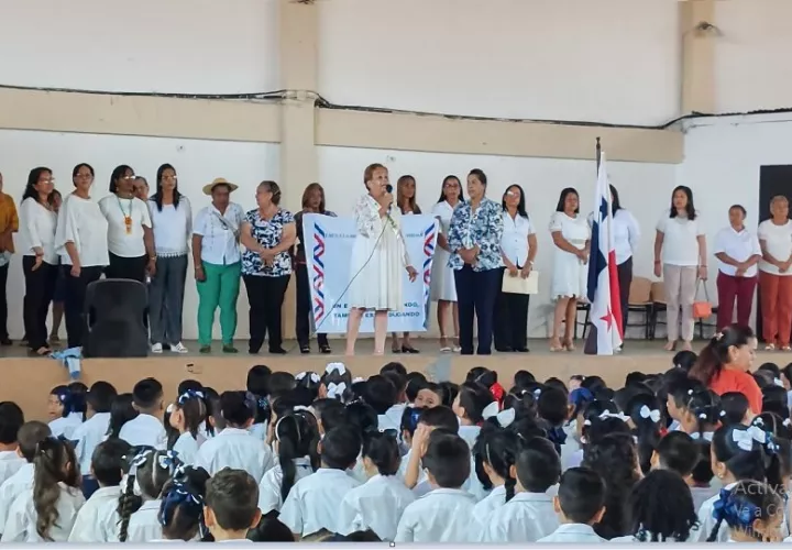 En otras escuelas de la provincia de Panamá Oeste, las clases también se desarrollaron con normalidad, tras el retorno de los educadores que no habían sido notificados del inicio de procesos administrativos en su contra. Foto. Eric Montenegro