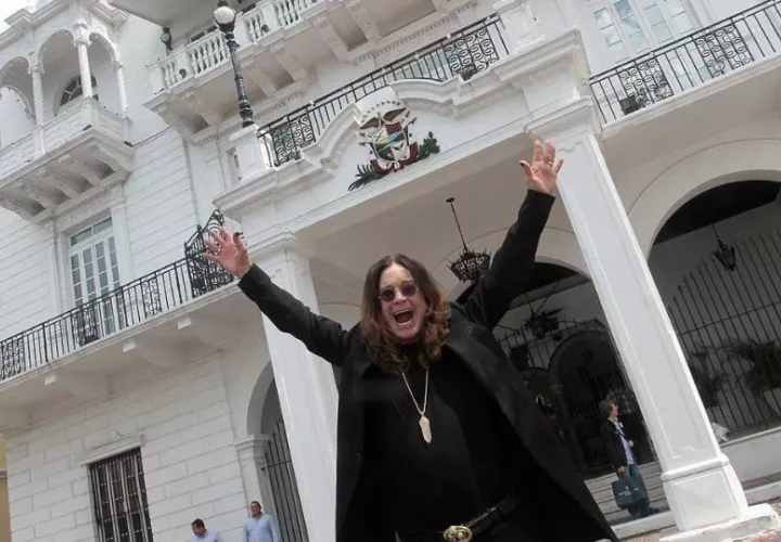 Ozzy Osbourne en el Palacio de las Garzas.  Foto: X / Ozzy Osbourne