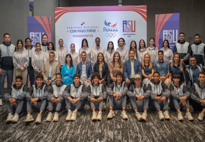 Presentan a los atletas para los Juegos Panamericanos Junior Asunción 2025. Foto: COP