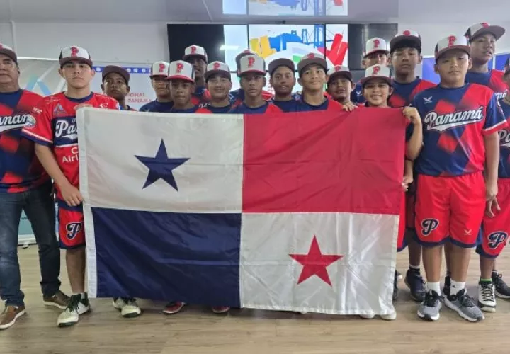 Equipo de Panamá que estará en la Serie del Caribe Kids. Foto: Probeis 