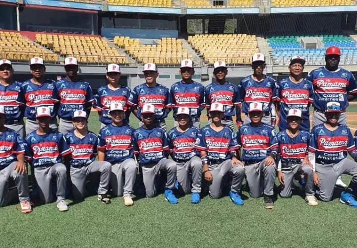 Equipo de Panamá en la Serie del Caribe Kids 2025. Foto: Probeis