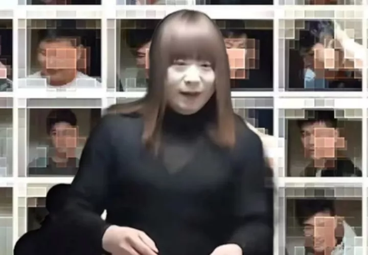 Jiao, un hombre de 38 años de Nanjing, China, se hacía pasar por mujer. Foto: X (Twitter)