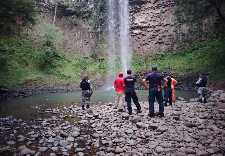 Uno de los puntos inspeccionados ha sido El Salto de Las Palmas, un sitio que el desaparecido solía frecuentar. Foto. Cortesía
