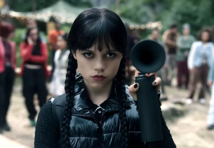 Jenna Ortega como 'Wednesday'. Foto: Netflix / Jonathan Hession