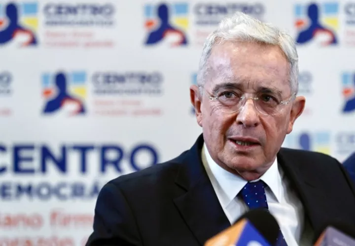 Expresidente de Colombia, Álvaro Uribe Vélez. Foto: EFE