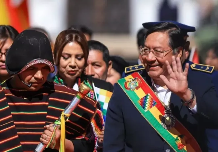El presidente de Bolivia, Luis Arce. Foto: EFE. 