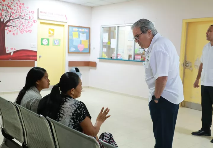 El ministro anunció que la próxima semana el Minsa iniciará un proceso de intervención en la infraestructura del hospital, que cuenta con más de 25 años de antigüedad.  Foto. Cortesía. Minsa