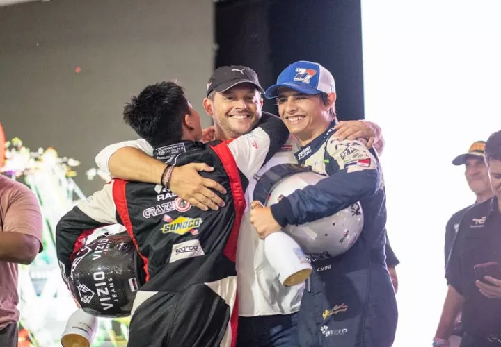 Algunos de los ganadores. Foto: autodromopanama