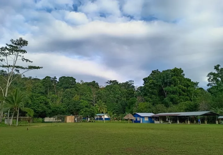 Poblado de Bonyic, ubicado en la comarca Naso. Foto: Cortesía