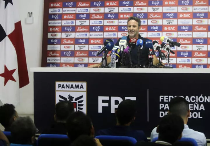 Thomas Christiansen, técnico de Panamá. Foto:EFE