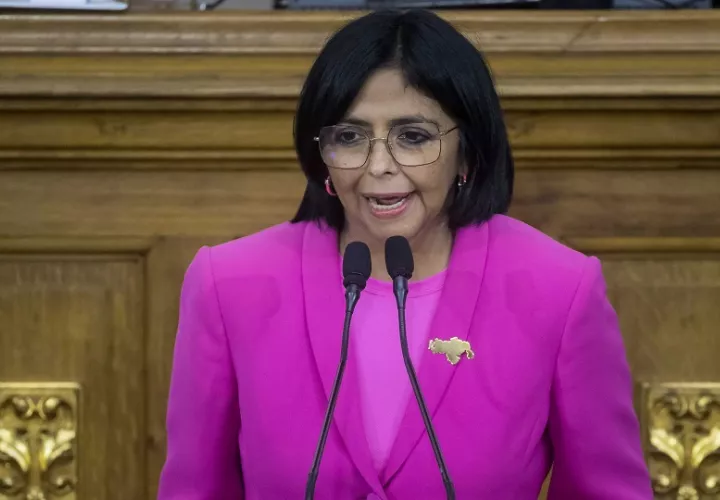 La vicepresidenta ejecutiva de Venezuela, Delcy Rodríguez. Foto: EFE