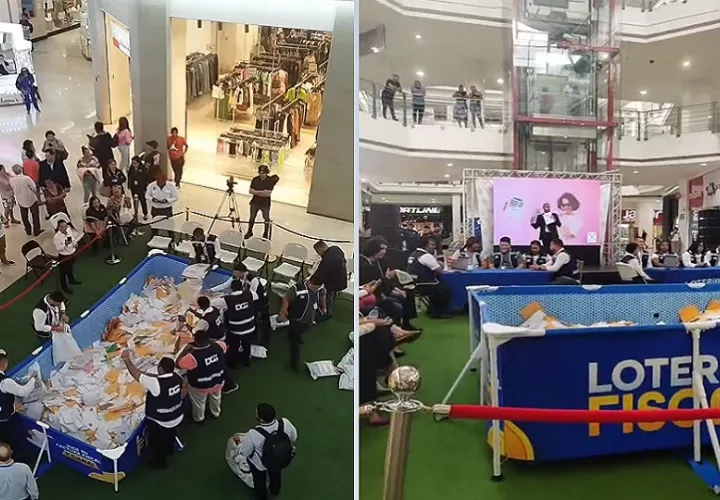 Durante el sorteo. DGI