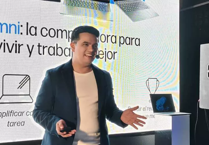 Allan Azurdia en su reciente visita a Panamá. 