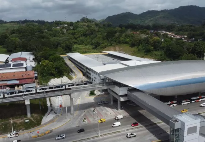 Vista aérea de la estación Villa Zaíta, en donde se debe habilitar un intercambiador de buses.  Cortesía