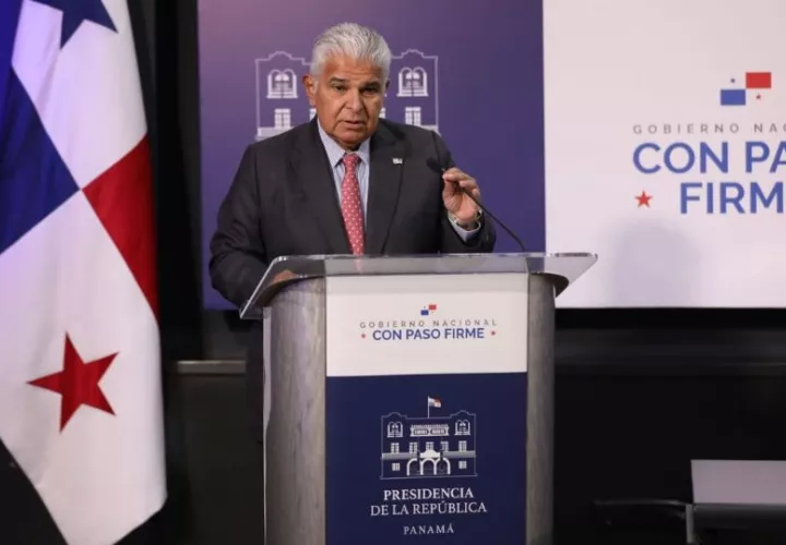 José Raúl Mulino, presidente de la República. Foto: Cortesía