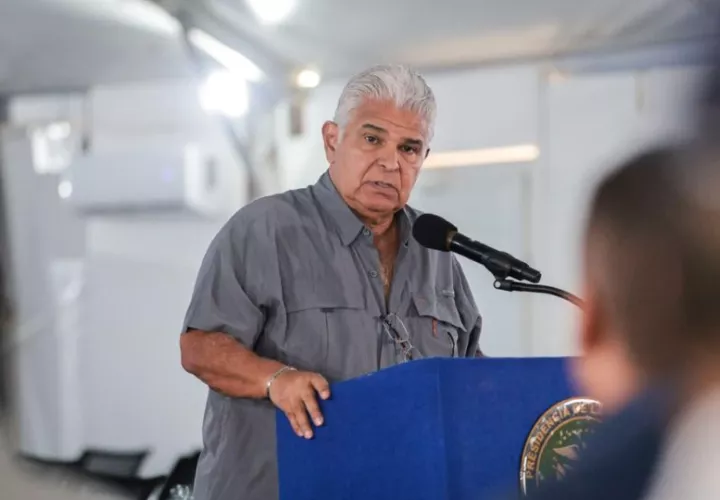 José Raúl Mulino, presidente de la República. Foto: Cortesía