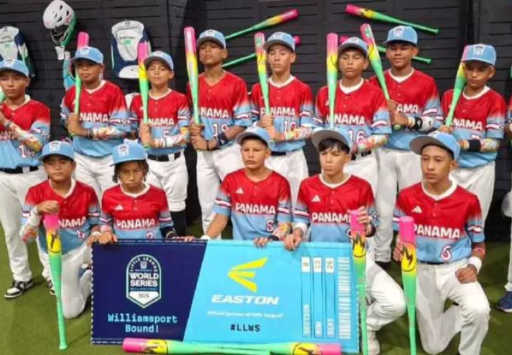 Equipo panameño en la Serie Mundial de Williamsport. Foto:@pequenasligaspanama