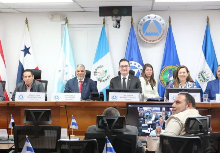 Sesión ordinaria en el Parlamento Centroamericano (Parlacen). Foto: Cortesía
