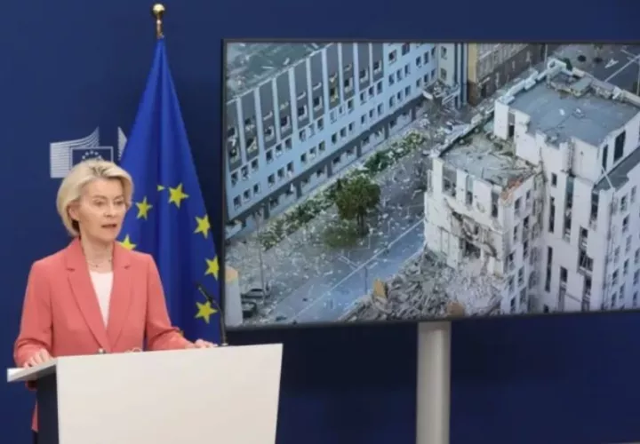 La presidenta de la Comisión Europea, Ursula von der Leyen. Foto: EFE