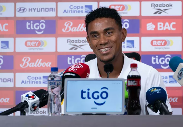 Édgar Yoel Bárcenas, jugador de la selección de Panamá. Foto: FPF