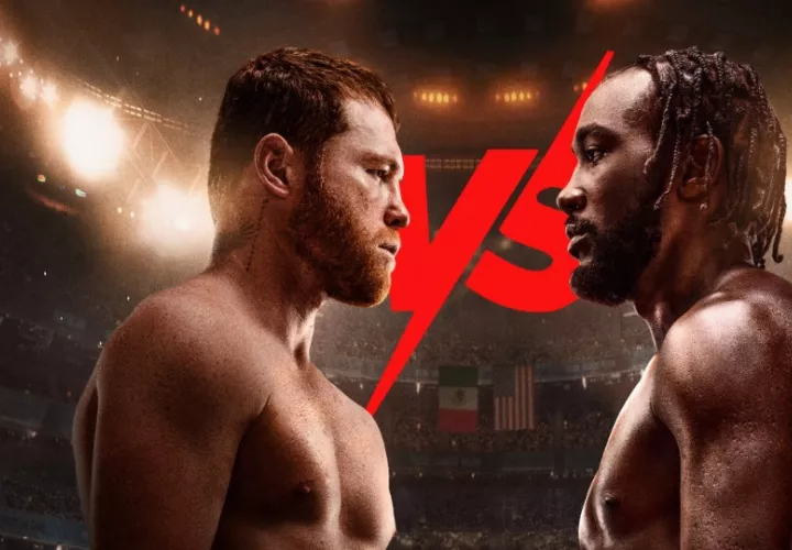 Canelo Álvarez y Terence Crawford. Foto: Netflix