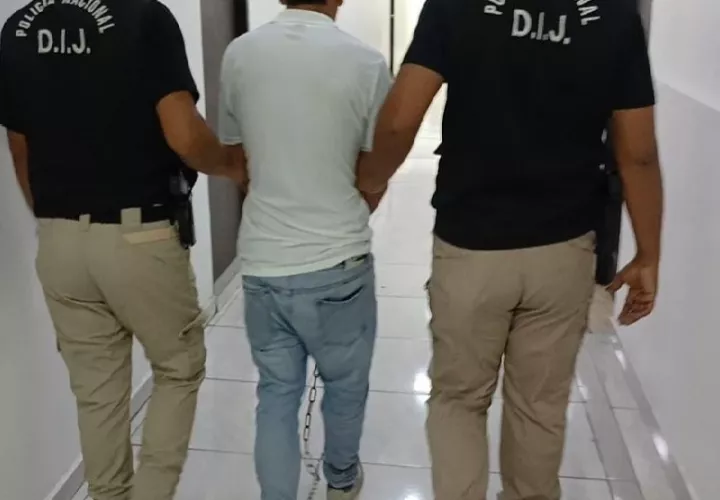 La captura del sospechoso quien figura como expareja de la víctima, ocurrió en el corregimiento de Santa Ana, tras acciones investigativas y operativas desarrolladas en asocio con las autoridades judiciales. Foto. Policía Nacional