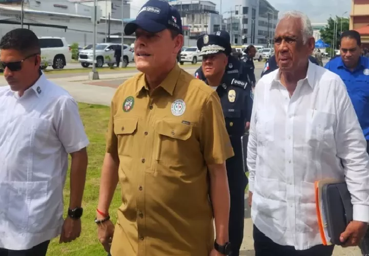 El Ministro de Seguridad Frank Abrego adelantó que a finales de este año se hará nuevamente un reforzamiento policial en la ciudad de Colón. Foto. Dipomedes Sánchez