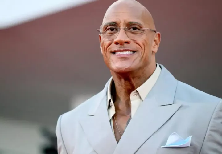 Dwayne 'The Rock' Johnson en el Festival Internacional de Cine de Venecia. Foto: EFE