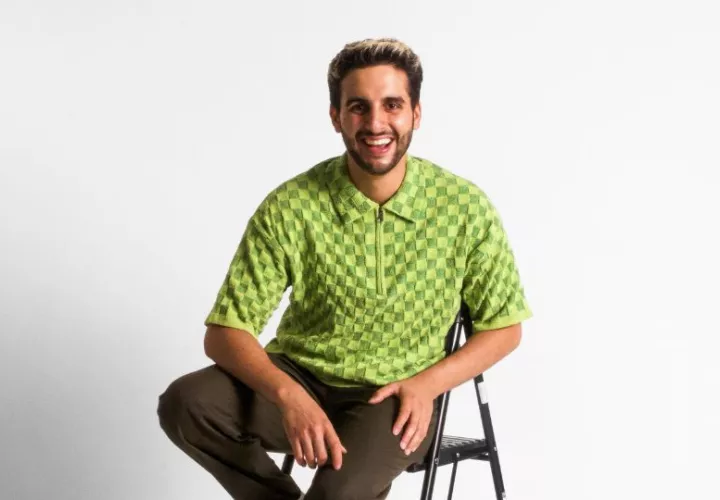 Fernando Broce fue asistente de arte para un video de Twenty One Pilots. Foto: Cortesía