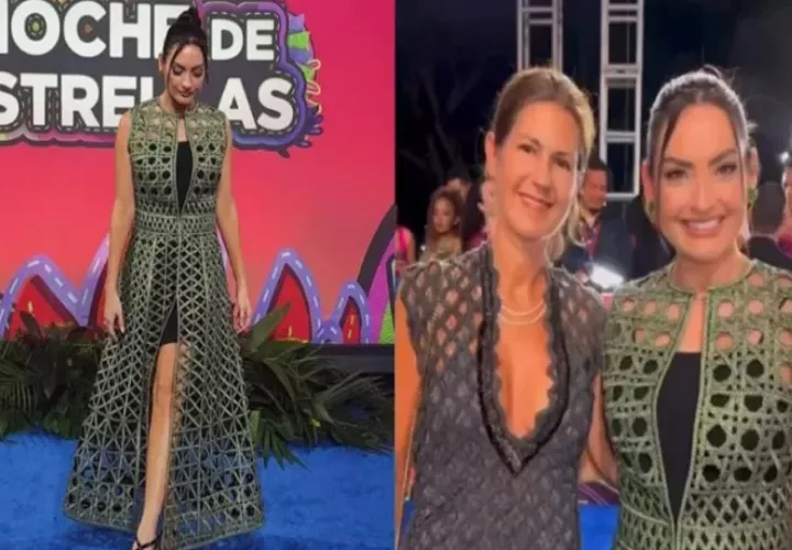 Según la publicación, Michelle Galván lució “impecable”, su maquillaje natural, con glow y tonos terracota, otorgaban especial protagonismo al vestido. Foto: Cortesía
