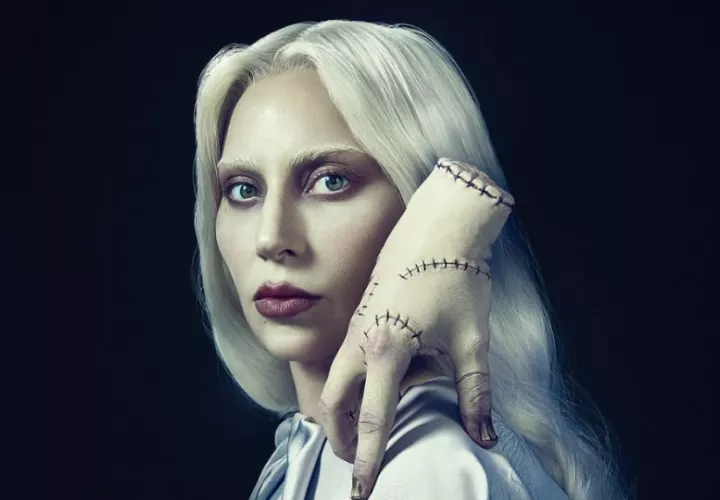 Lady Gaga como Rosaline Rotwood en 'Wednesday'. Foto: Netflix