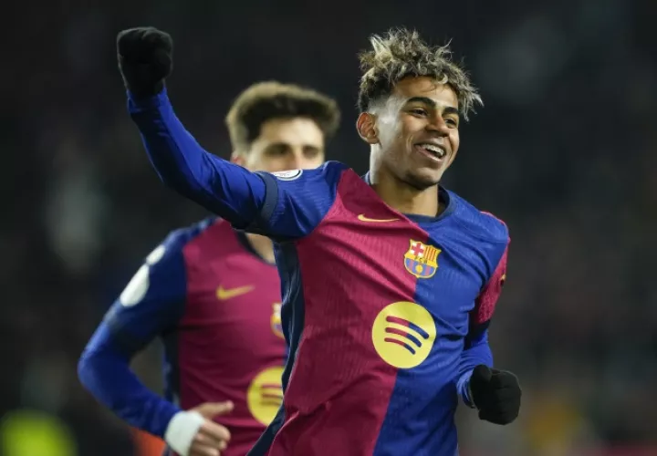 Lamine Yamal sigue lesionado. Foto:EFE