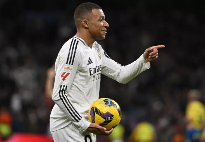 Kylian Mbappé, estrella del Real Madrid. Foto: EFE